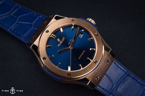 hublot blue fusion gold|Hublot classic fusion titanium price.